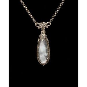 Konstantino Aura Silver 8.00 Ct. Tw. Gemstone Doublet Toggle Necklace